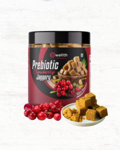 Cranberry small jaggery cubes pet jar