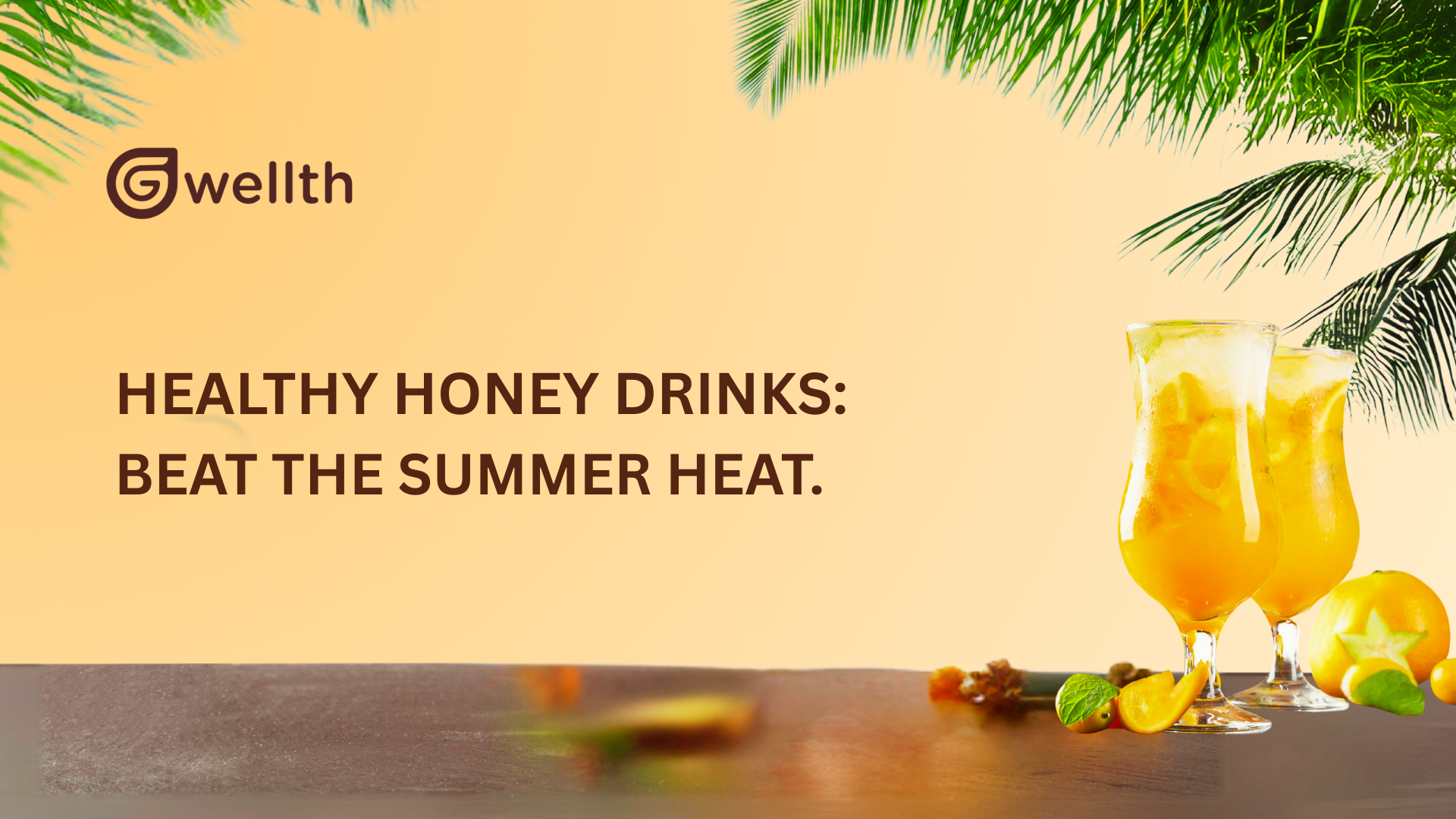 Honey drinks for summer season